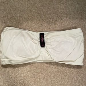 White bandeau size small